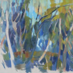 À pas lents . huile sur toile . 73X92cm . Vendu / Sold / Verkauft