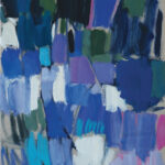 Blancheur de tes croches . huile sur toile . 55x46cm